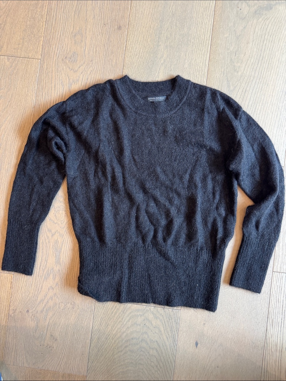 Banana Republic Black Crewneck Sweater